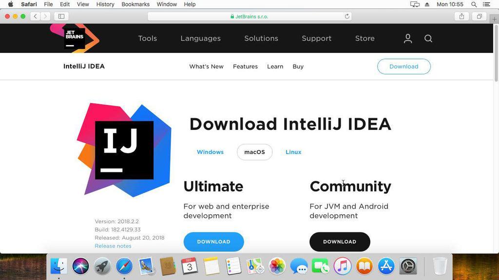 IntelliJ IDEA 1. Uruchom przeglądarkę internetową 2. Przejdź na stronę www.