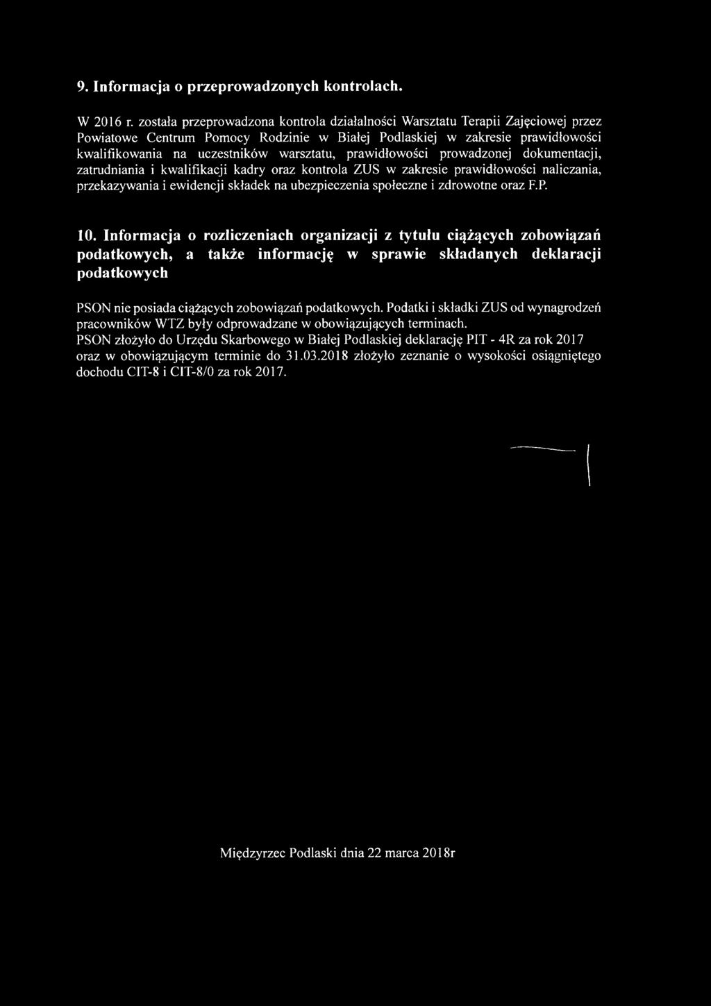 prawidłowości prowadzonej dokumentacji, zatrudniania i kwalifikacji kadry oraz kontrola ZUS w zakresie prawidłowości naliczania, przekazywania i ewidencji składek na ubezpieczenia społeczne i