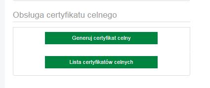 3. Uzyskiwanie niekwalifikowanego certyfikatu celnego.