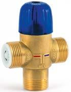 NOVAMIX VALUE NOVAMIX VALUE NOVAMIX VALUE 50 FS Termostatyczny zawór mieszający do zakresu temperatur od 20 do 50 C Numer katalogowy DN G Wbudowane zawory zwrotne E (l/min) k VS (m 3 /h) JO PLN/szt