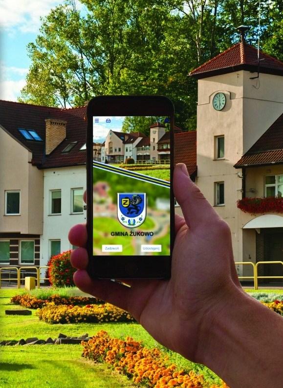 Aplikacja Mobilna Odkryj Gminę Ż ukowo z nowoczesną aplikacją mobilną! Oficjalna aplikacja Gminy Żukowo to atrakcyjny mobilny informator zarówno dla mieszkańców jak i turystów odwiedzających Kaszuby.