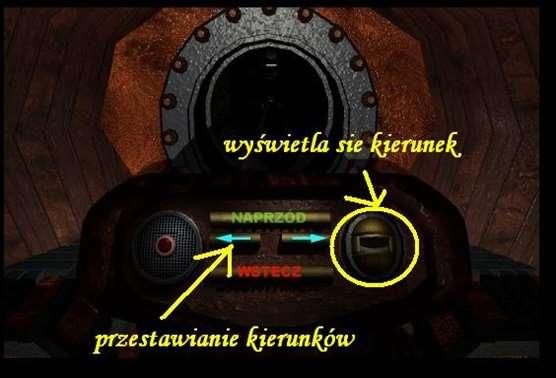 Twój pojazd przygotuje się do podróży. W okienku po prawej wyświetla się kierunek jazdy, który możesz zmieniać przy pomocy strzałek. Po każdym nowym ustawieniu kierunku kliknij na przycisk naprzód.