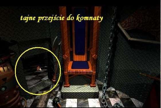 Po lewej jest przejście do sekretnego