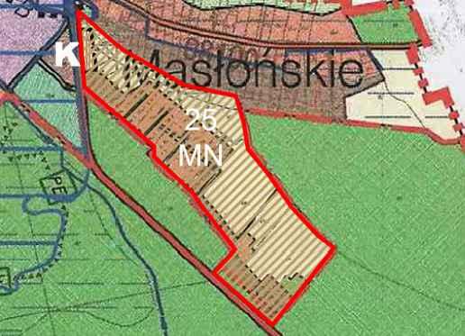 Dziennik Urzędowy Województwa Śląskiego 8 Poz. 1442 MIEJSCOWY PLAN ZAGOSPODAROWANIA PRZESTRZENNEGO w sołectwie Masłońskie ZAŁĄCZNIK NR 1 min. 6 m 1KDd min.