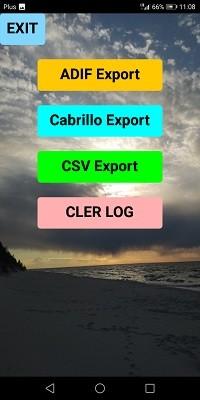 Po zakończeniu pracy wchodzimy w okno export i exportujemy(zapisujemy) log łączności w odpowiednim formacie.