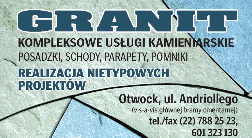 44 USłUGI/RóżNE/OGłOSZENIA 15-21 lipca 2019 LINIA OTwOCKA Medyczne cd. URSZULA L KWIATEK TEL.
