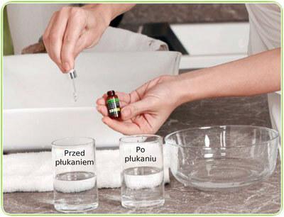 4. Woda w pierwszej szklance robi się żółta,