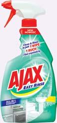 Płyn Ajax spray 500 ml; wybrane rodzaje; 15,98 zł/l Płyn