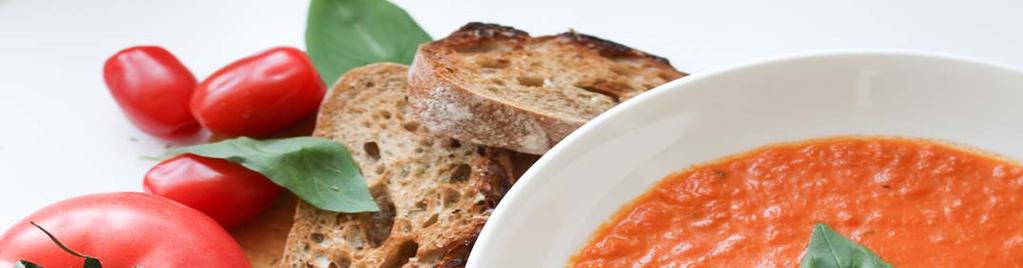 ZUPPE ZUPY CREMA DI POMODORO Krem pomidorowy, śmietana, parmezan 16,00zł