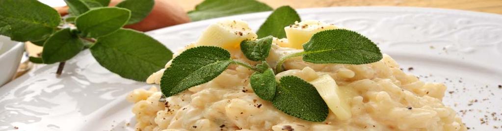 RISOTTO RISOTTO AI PORCINI Risotto, borowiki, cebula, śmietana, pietruszka 38,00zł RISOTTO ALL
