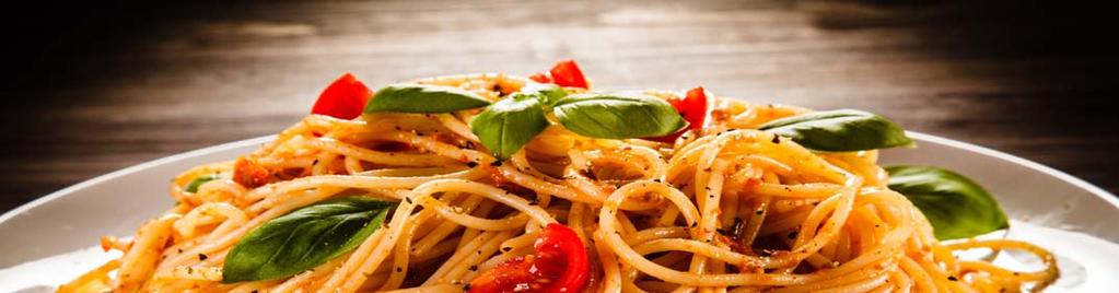 I PRIMI CLASSICI DANIA KLASYCZNE SPAGHETTI AGLIO OLIO E PEPERONCINO Oliwa, czosnek, ostra papryka peperoncino, pietruszka 1 SPAGHETTI ALLA CARBONARA Boczek, śmietana, jajko, parmezan, pieprz 2 PENNE