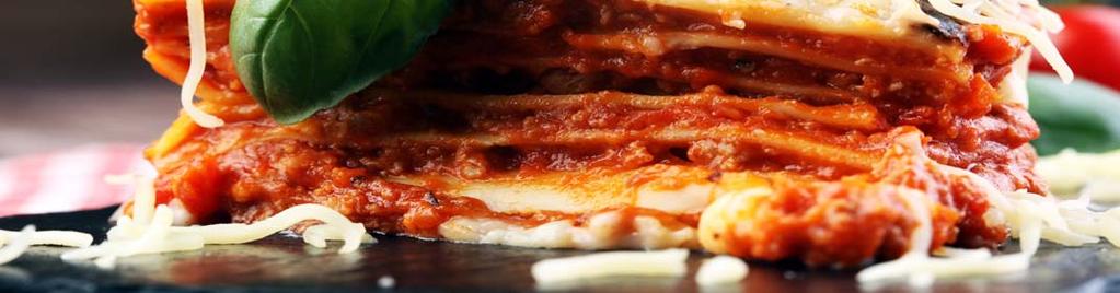 piecu Sos bolognese, sos beszamelowy, mozzarella ROTONDI GORGONZOLA E NOCI Pierożki faszerowane gorgonzolą i orzechami włoskimi, sos śmietanowy, parmezan RAVIOLI AL