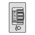 Przełączniki przy kierownicy 1 Przełącznik oświetlenia Kierunkowskazy 2 Przyciski na kierownicy do obsługi ekranu dotykowego: głośność, zmiana