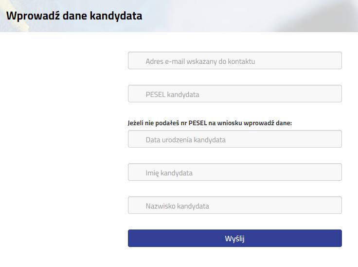 1.2. Edycja wniosku W celu edycji wniosku należy po zalogowaniu się na swoje konto