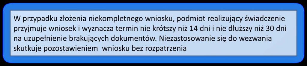 . Wydrukuj kompletny wniosek Podpisz wniosek i załączniki (oświadczenia złożone przez