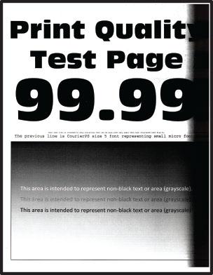 Rozwiązywanie problemów 108 Pionowe ciemne pasy Uwaga: Przed rozwiązaniem tego problemu wydrukuj strony testu jakości wydruku.