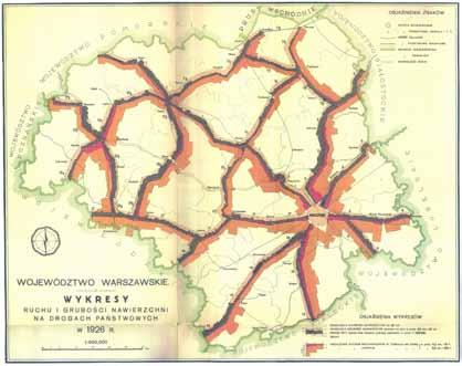 Ujednolicony system pomiarów na zamiejskiej sieci drogowej został wprowadzony w Polsce w 1965 roku.