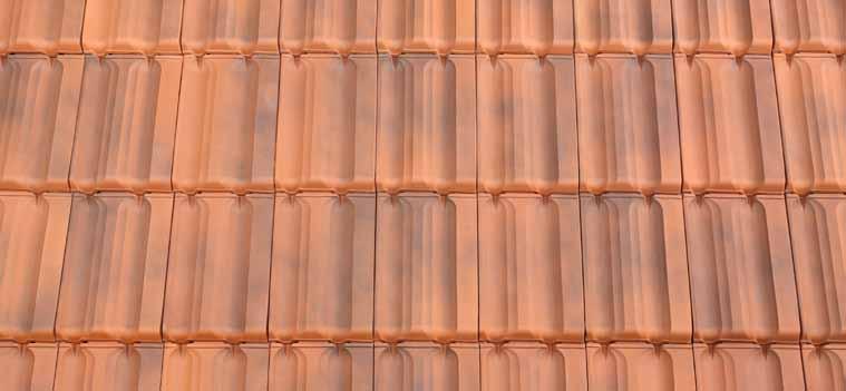 Koramic Rozwiązania dachowe Mondo 11 (Marsylka) Dane techniczne Zapotrzebowanie dachówek: od 10,9 szt./m 2 Zapotrzebowanie gąsiora: ok. 3,0 szt./mb Długość krycia: ok.