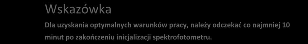 Dodatek A Instrukcja obsługi stanowiska do pomiaru widm absorpcji I. Włączanie spektrofotometru. 1. Włączyć komputer i monitor. 2.