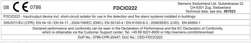 FDnet/C-NET 95 % wzgl. FDnet/C-NET 0.2... 1.5 mm2 (2.