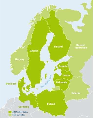 Obszar programu Dania, Niemcy (wybrane regiony), Polska, Litwa, Łotwa, Estonia, Finlandia, Szwecja, Norwegia, Rosja (wybrane obwody), Białoruś Zarządzanie programem Instytucja Zarządzająca i