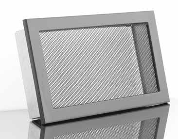 Kratki V z siatką KRVSM kratki ramki Wymiar zewnętrzny czoła Azxz Przekrój czynny [cm²] Waga [kg] Az z Cz Dz Ez Fz 200x145 140 1.00 200 145 107 118 176 118 190x170 165 1.