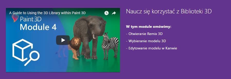 funkcjonalności aplikacji Paint 3D takie jak