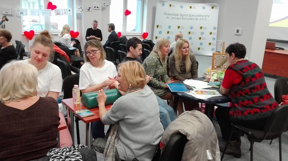 Masaże cieszyły się bardzo dużym zainteresowaniem ze strony przybyłych gości.