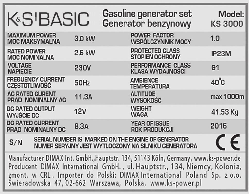 Ikonka po lewej stronie wskazuje, że zbiornik jest pełny, ikonka sprawa - że zbiornik jest pusty.