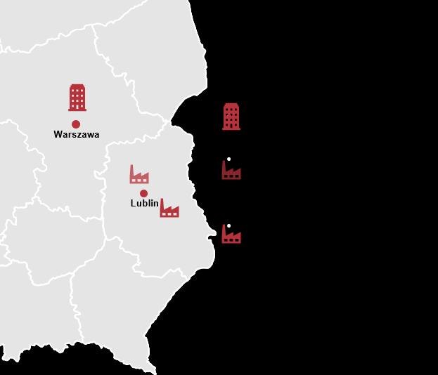 Lublin - zmiana lokalizacji nowego zakładu Optymalizacja projektu fabryki W 2018 r.
