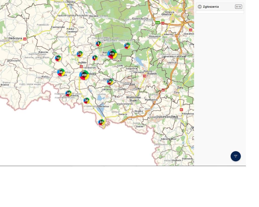 III. 9 KRAJOWA MAPA ZAGROŻEŃ BEZPIECZEŃSTWA Krajowa Mapa Zagrożeń Bezpieczeństwa KMZB: W okresie od 01 stycznia 2018 roku do 31 grudnia 2018 roku na terenie powiatu raciborskiego za