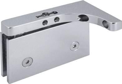 VENEZIA TGAH501LOS 76 17 109 Zawias regulowany z pionową osią obrotu i mocowaniem bocznym do ściany, lewy Adjustable vertically pivoted hinge wall installation, left TGAH501LOS SC TGAH501LOS PC