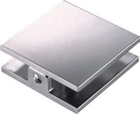 16 16 VENEZIA TGSC701 Klamra standardowa (szkło - ściana), H=51 mm Standard clamp (glass to wall), H=51 mm 51 19.