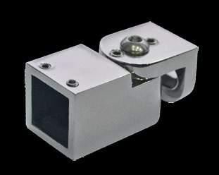 ENNA SC04 Łącznik stały ściana - reling kwadratowy Fixed wall connector Quality product of 25 18.8 5.5 18.8 25 8.5 8 25 13.
