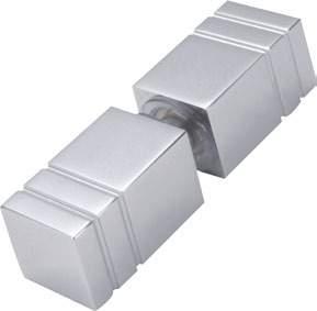 MODENA TGKH33 Gałka do drzwi Door knob 25 14 Materiał Material Wykończenie Finish TGKH33PC aluminium / aluminium połysk / polished