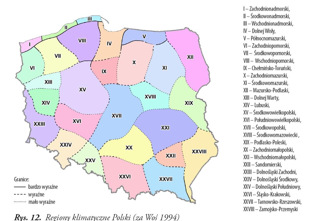 Regionalizacja przyrodniczo-leśna na tle innych podziałów Zróżnicowanie środowiska