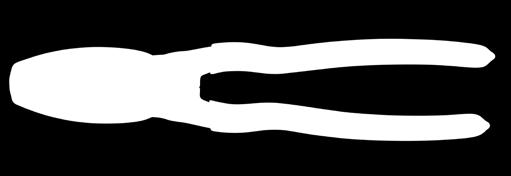 a conventional wire cutter. Hih force is required, and the cable is squeezed and deformed.
