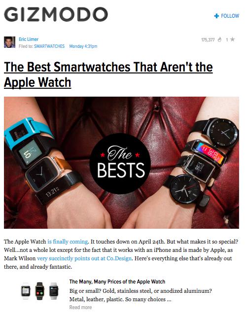 Apple Watch has