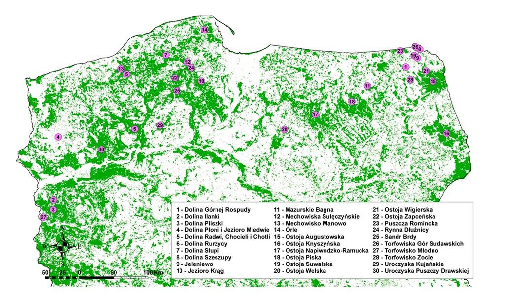 Lokalizacja obszarów