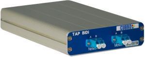 Optical BiDi TAP Device A 1550nm 1310nm Device B CUBRO Single Optical Fibre BiDi 1310nm 1550nm BiDi TAP Monitoring Ports Bidi 1550nm 1310nm W pełni pasywny