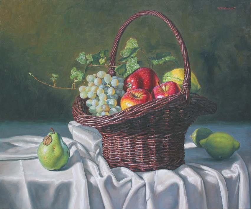 Martwa natura, sygn. p.g., 54 x 65 cm, olej, płótno WOJCIECH PIEKARSKI (ur.