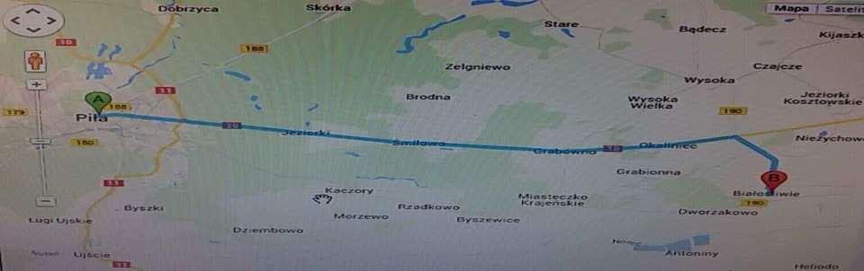 Lokalizacja i dostępność komunikacyjna: Nieruchomość położona jest w Białośliwiu, przy ul. Dworcowej 2, w odległości 25 km na wschód od Piły.
