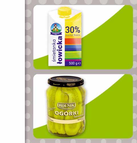 13.06.2018 ŚMIETANKA UHT 30% 500 G lub po 12 szt.