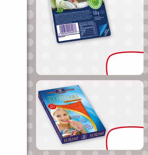 85 z VAT 2. PRZEKĄSKA SURIMI 200 G 74735879 3 z VAT 4.