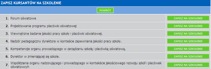 Szukaj: IMIĘ I NAZWISKO wpisujemy imię i nazwisko lub e-mail (w zależności od tego co wybierzemy w polu Szukaj wg pola: ), który chcemy wyszukać w bazie kandydatów imię i nazwisko kandydata MIEJSCE