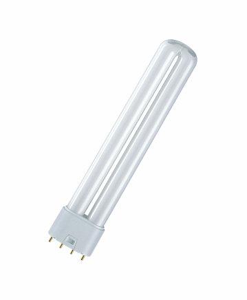 DULUX L 24 W/840 2G11 OSRAM DULUX L LUMILUX Świetlówki jednotrzonkowe (CFLni) z trzonkiem 4-bolcowym 2G11 do zasilania przez stateczniki elektroniczne i układy tradycyjne