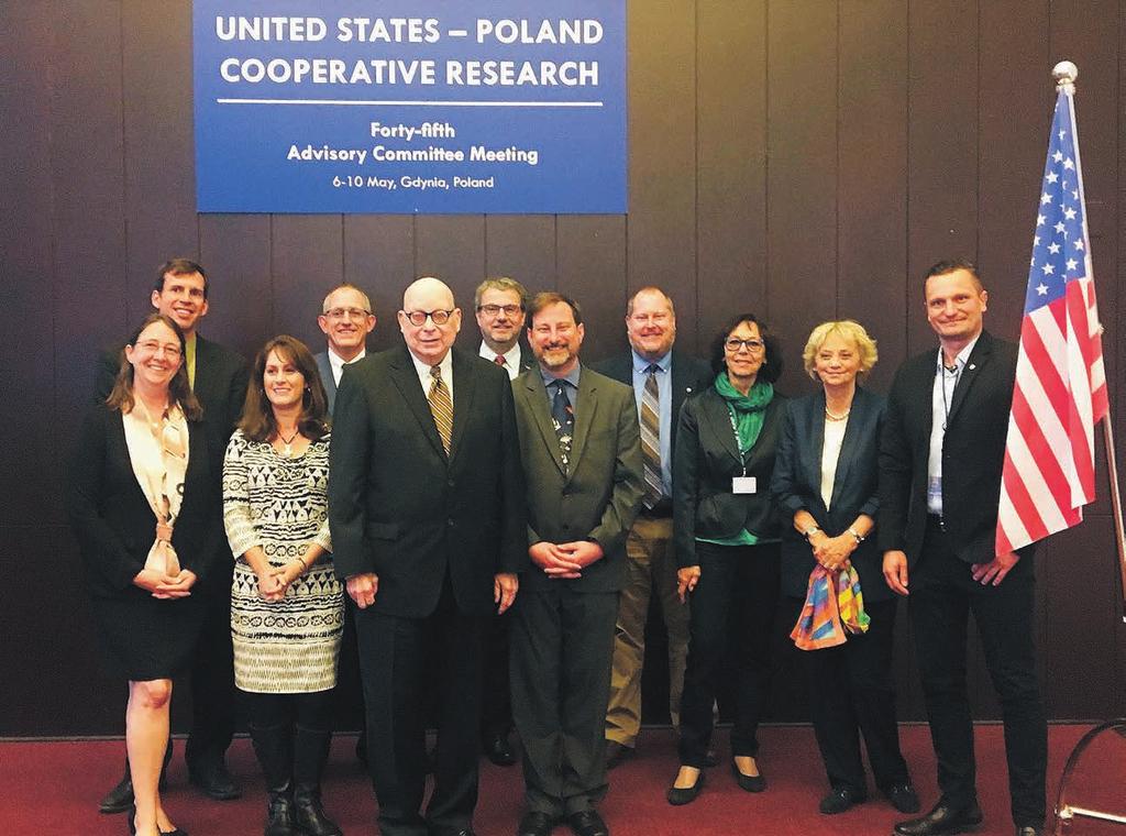 Dr Sherman w swoim wystąpieniu podkreślił, że współpraca polsko-amerykańska, której był nieustającym animatorem, była dla niego wspaniałym przeżyciem zawodowym i źródłem dumy.