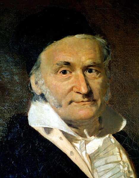 Carl Friedrich Gauss (1777-1855) niemieci matematy i fizy.