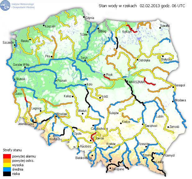 INFORMACJE HYDROLOGICZNO - METEOROLOGICZNE Stan