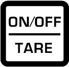 Klawiatura: Przycisk Oznaczenie Opis funkcji Przycisk ON/OFF Włączenie wagi